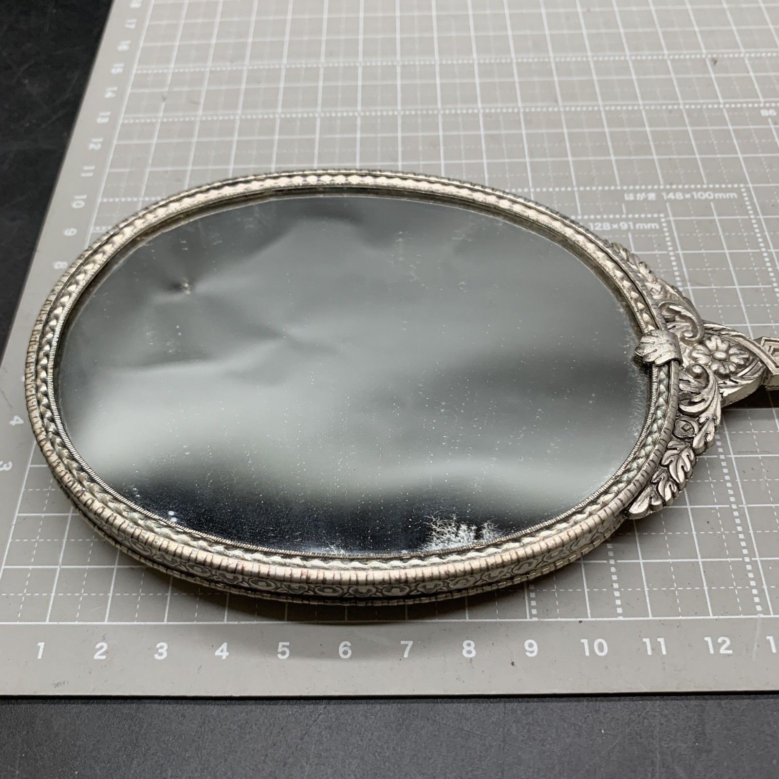 P318資生堂 手鏡 花椿会 記念日 昭和レトロ ハンドミラー SHISEIDO