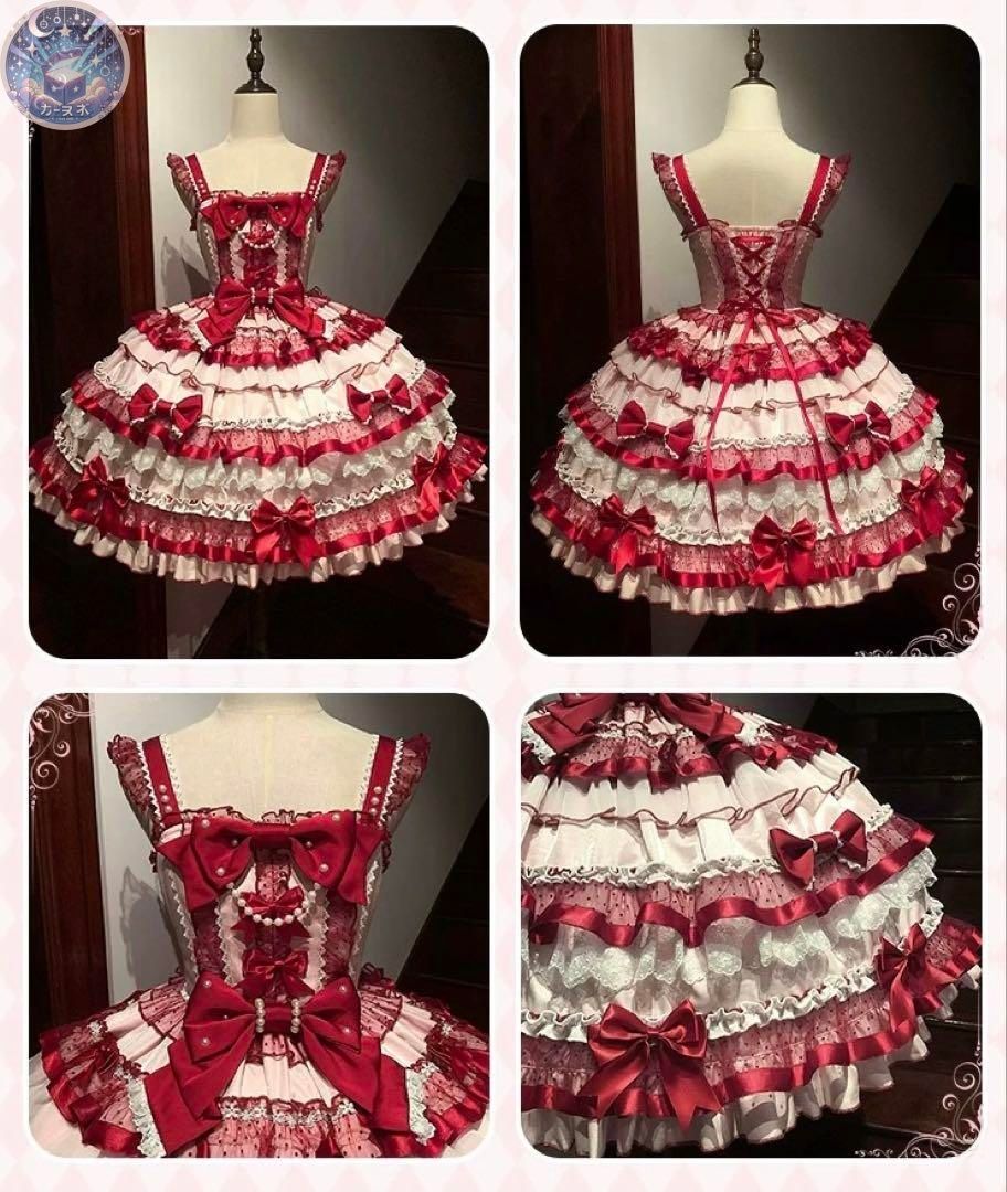 ♥ Ribbon Berry 櫻姫 ロリィタドレスフルセット