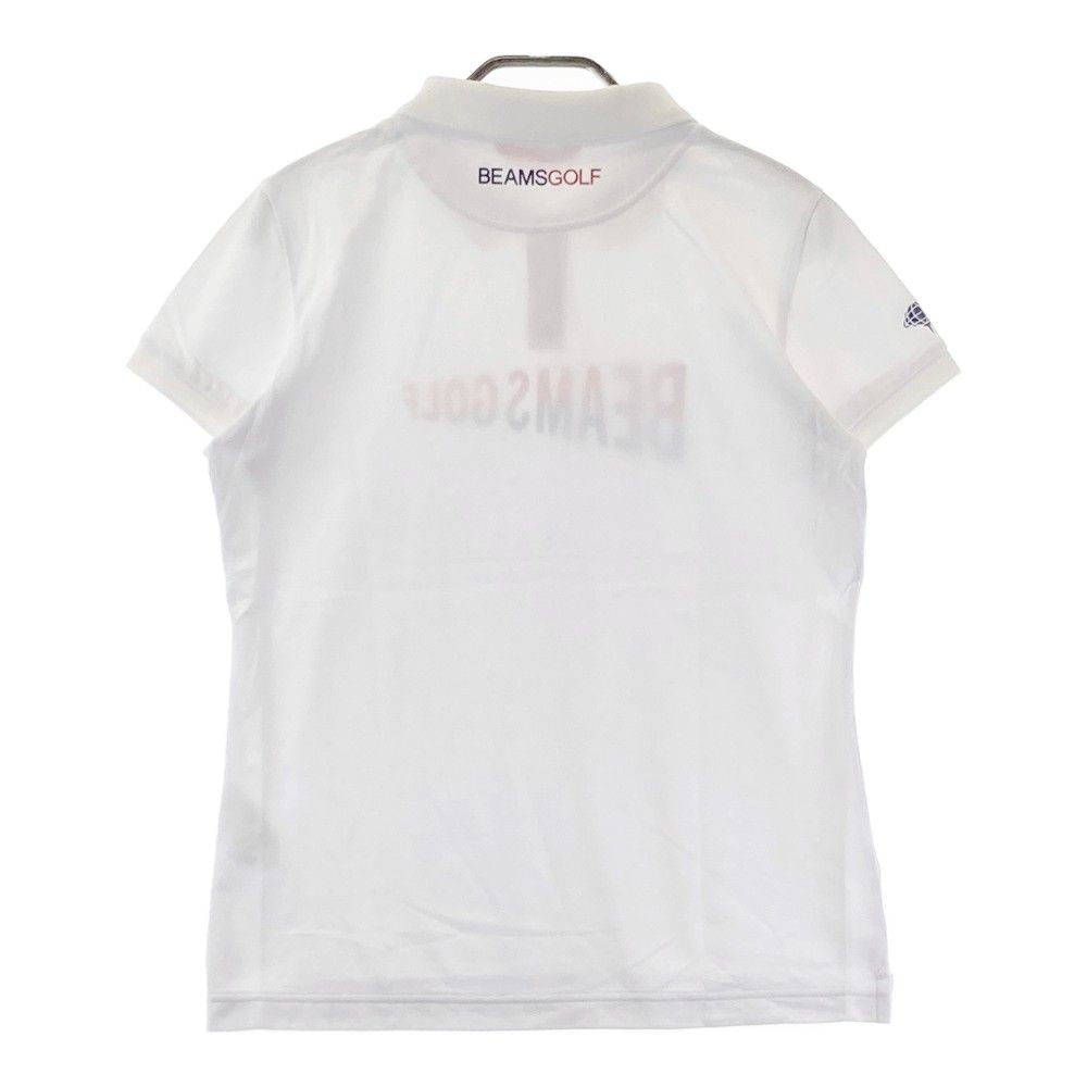 ビームスゴルフ ポロシャツ サイズL ホワイト BEAMS GOLF DRY ホワイト
