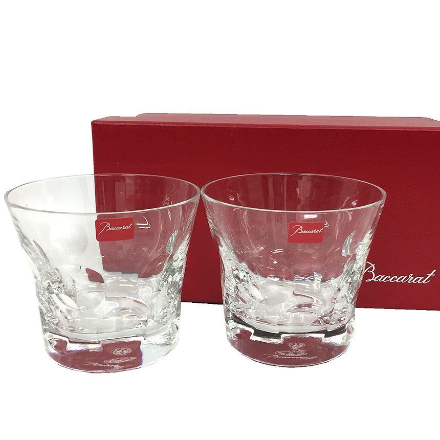 Baccarat バカラ ベルーガ タンブラー ロックグラス ペア オールドファッショングラス 2客セット 2104387 未使用 aq9617 -  メルカリ