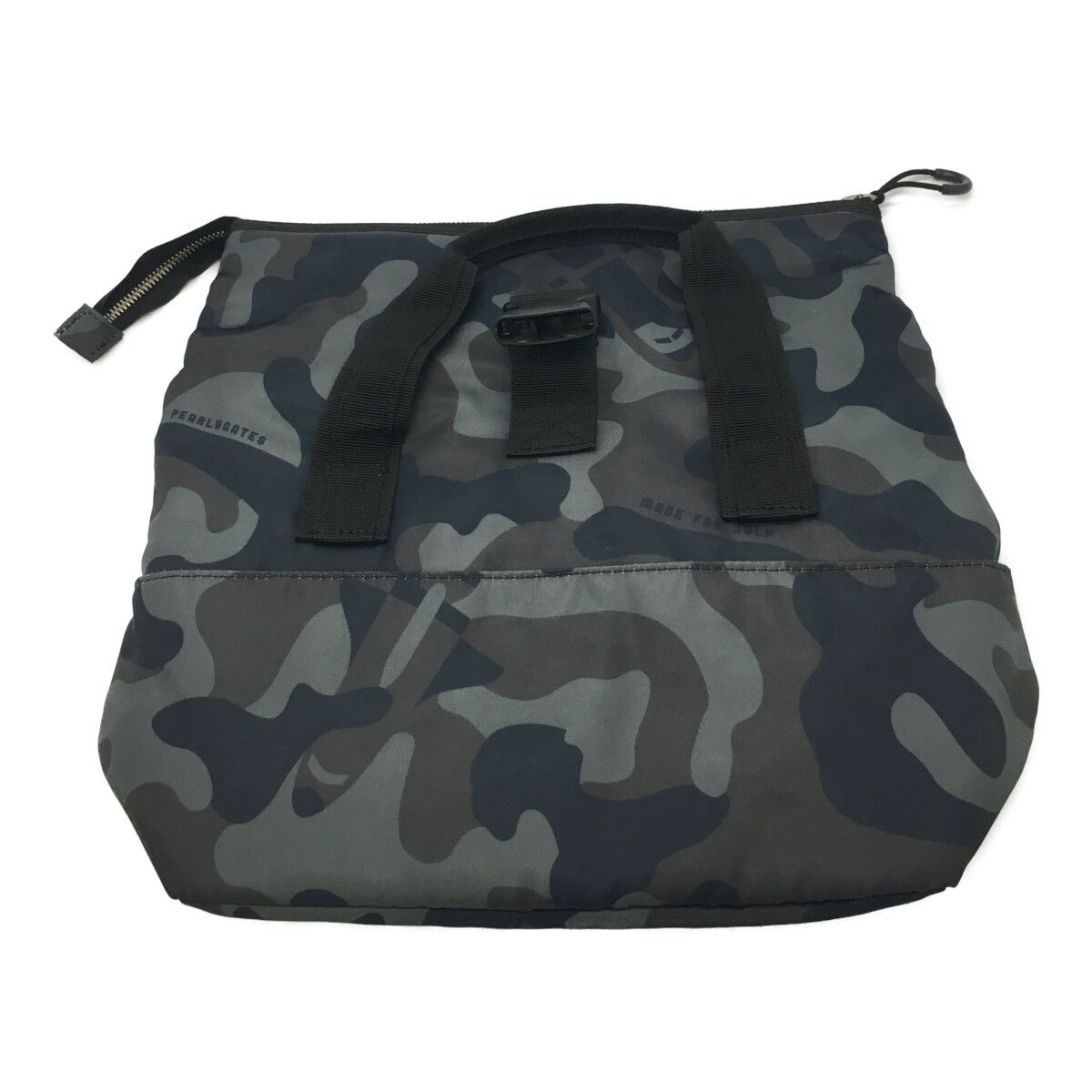 PEARLY GATES 迷彩バッグ カートバッグ　ラウンドバッグ 中古 パーリーゲイツ PEARLY GATES カートバッグ グリーン系 ラウンド