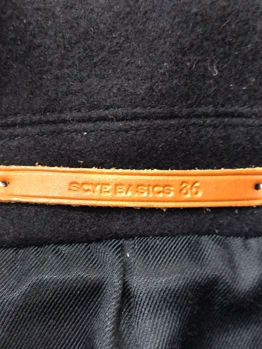 サイベーシックス SCYE BASICS ウールカシミヤ メルトンデッキ