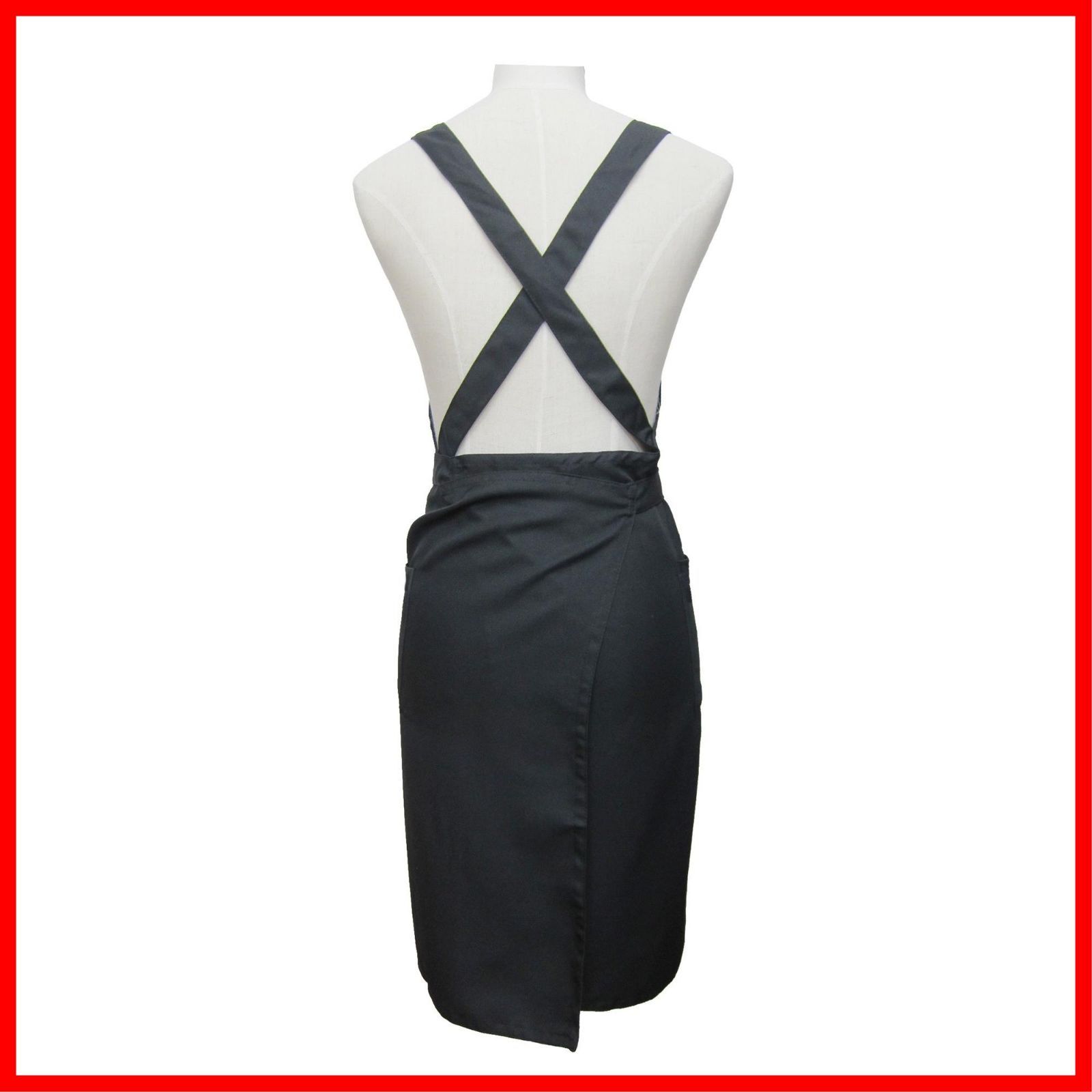 かわいい おしゃれ 女性用 リボン エプロン ブラック TO 40