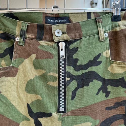 No Mass Prod ノーマスプロッド 06GLM Camo Baggy Pants サイズM 