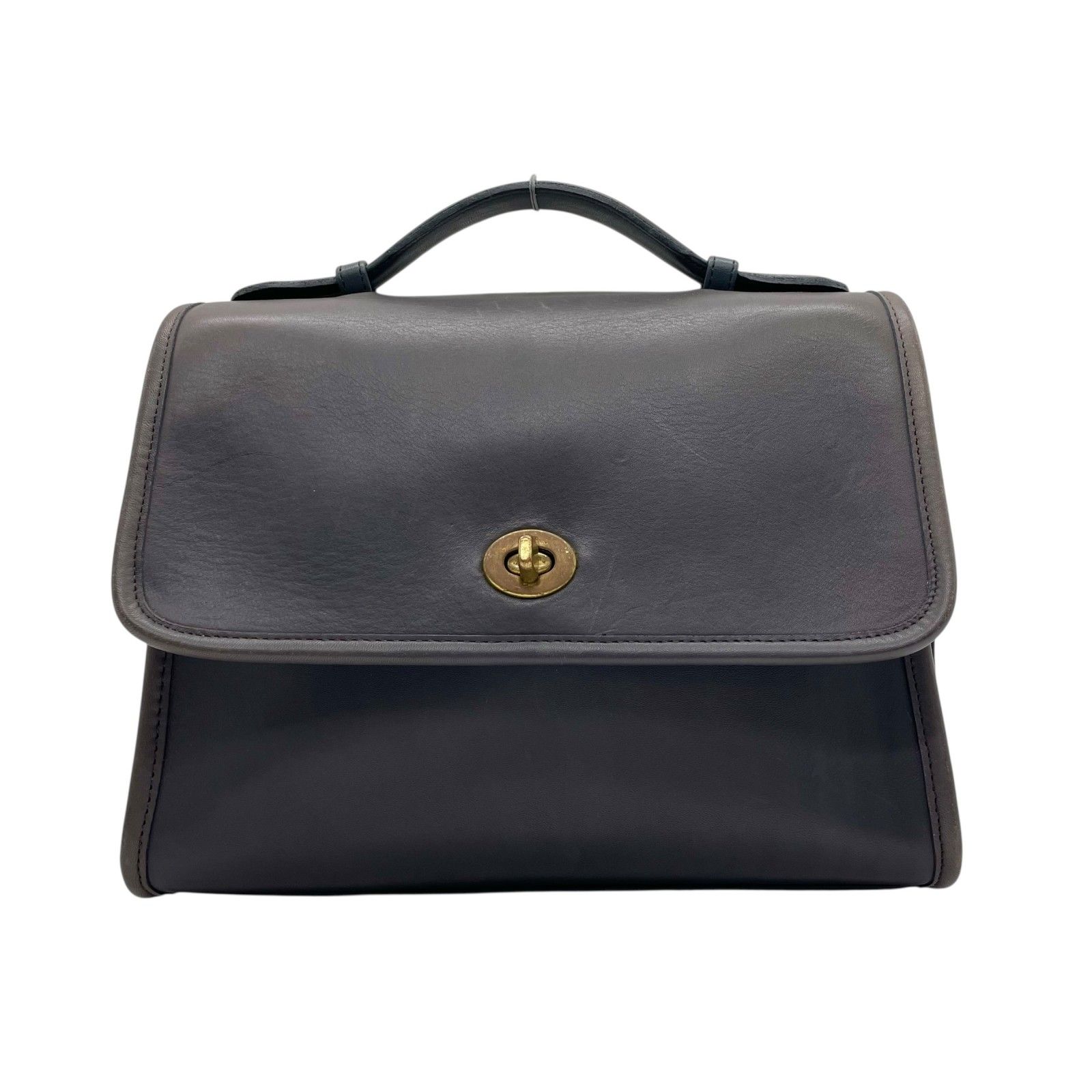 美品 オールドコーチ ショルダーバッグ ダークネイビー USA製 ゴールド金具 OLD COACH オールドコーチ ショルダーバッグ ターンロック USA製