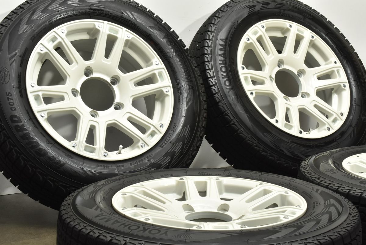 バリ溝 TAKAICHI AT-W XX 16in 5.5J 20 PCD139.7 ヨコハマ アイスガード G075 175 80R16 ジムニー AZオフロード