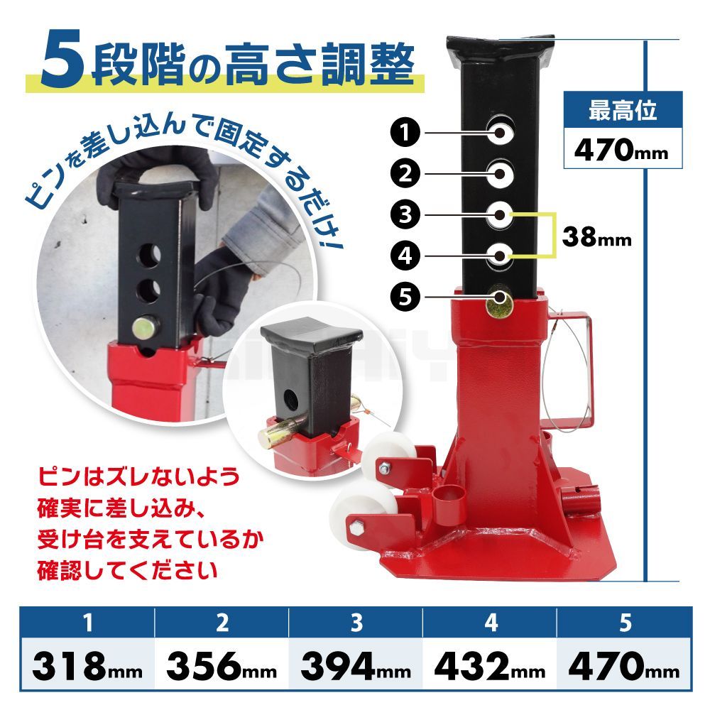 キャスター付き