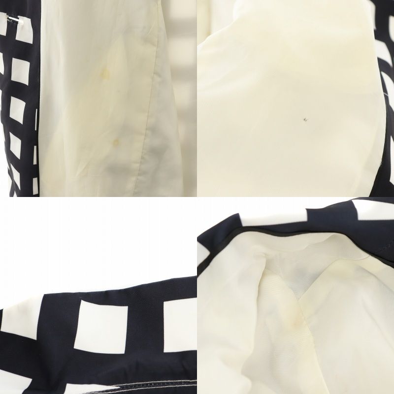 ケイトスペード KATE SPADE スプリングコート ロング丈 チェック柄 S  