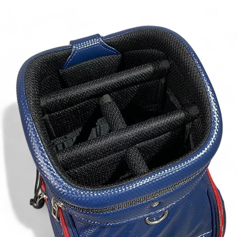 PUMA プーマ ゴルフ キャディバッグ ネイビー レッド