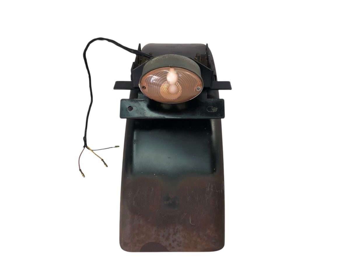 HONDA FTR223 MC34 社外 フラットリアフェンダー スチール キャッツアイ テールランプ付 カスタム OHにも 2757-M5977