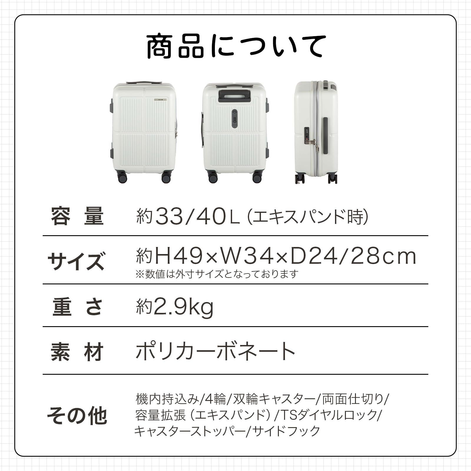 機内持ち込み ファームロード