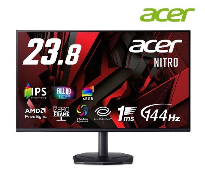 動作確認済】23.8インチ 180hz Acer ゲーミングモニター エイサー 動作確認済】23.8インチ 180hz Acer ゲーミングモニター