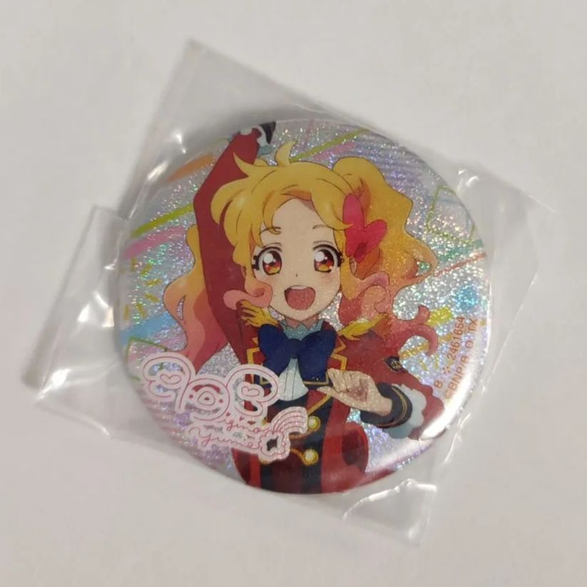 出産祝い アイカツオンパレード！ 虹野ゆめ メルカリ - 缶バッジ ホログラム ピンズ・ピンバッジ・缶バッジ