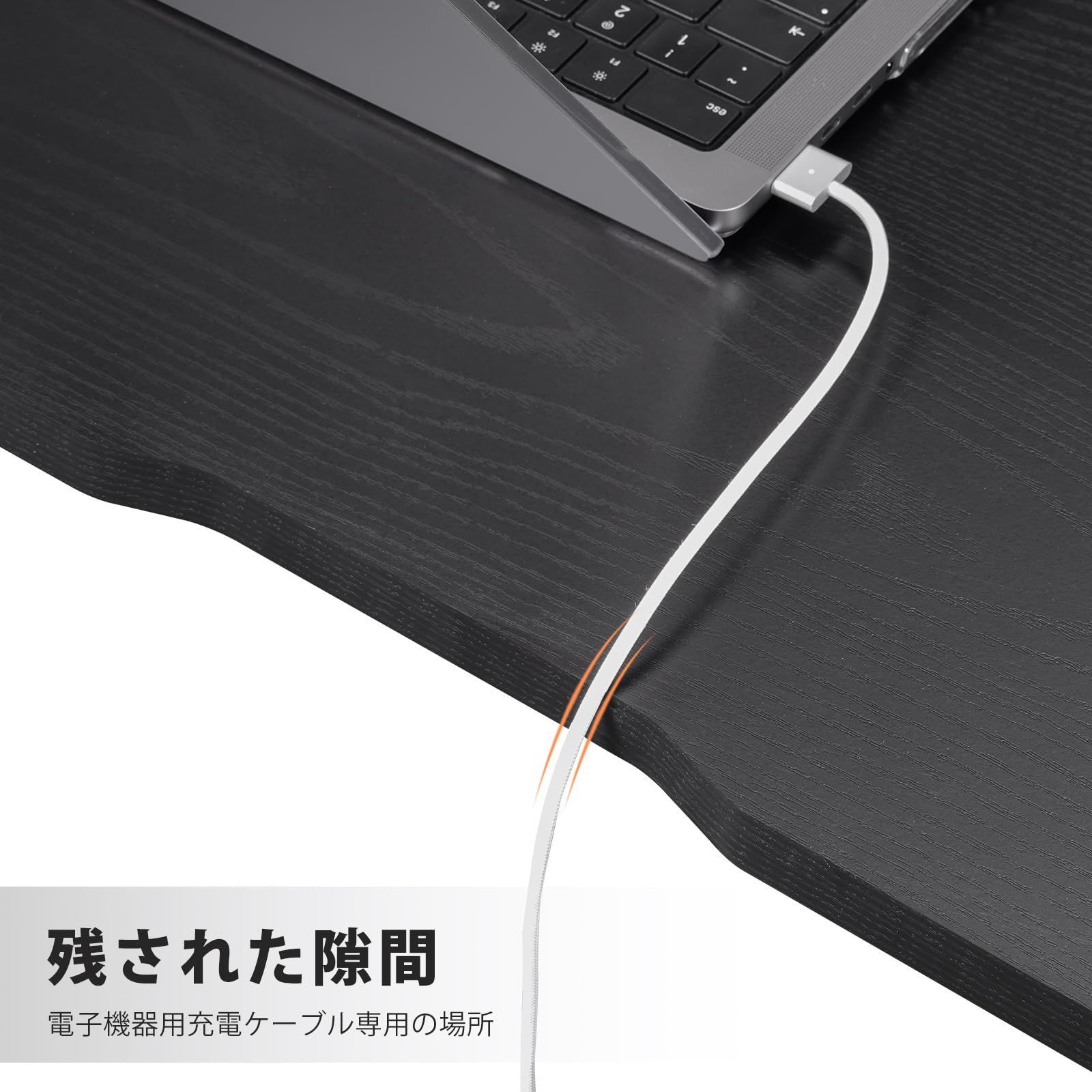 在庫 パソコンデスク pcデスク デスク 幅120 奥行55cm つくえ 収納袋付き勉強机 フック付き学習机 机 在宅ワークデスク オフィスデスク モニターアーム取付対応 YeTom 組立簡単 テレワーク 黒い MARWIL-DEMENAGEMENTS_CH