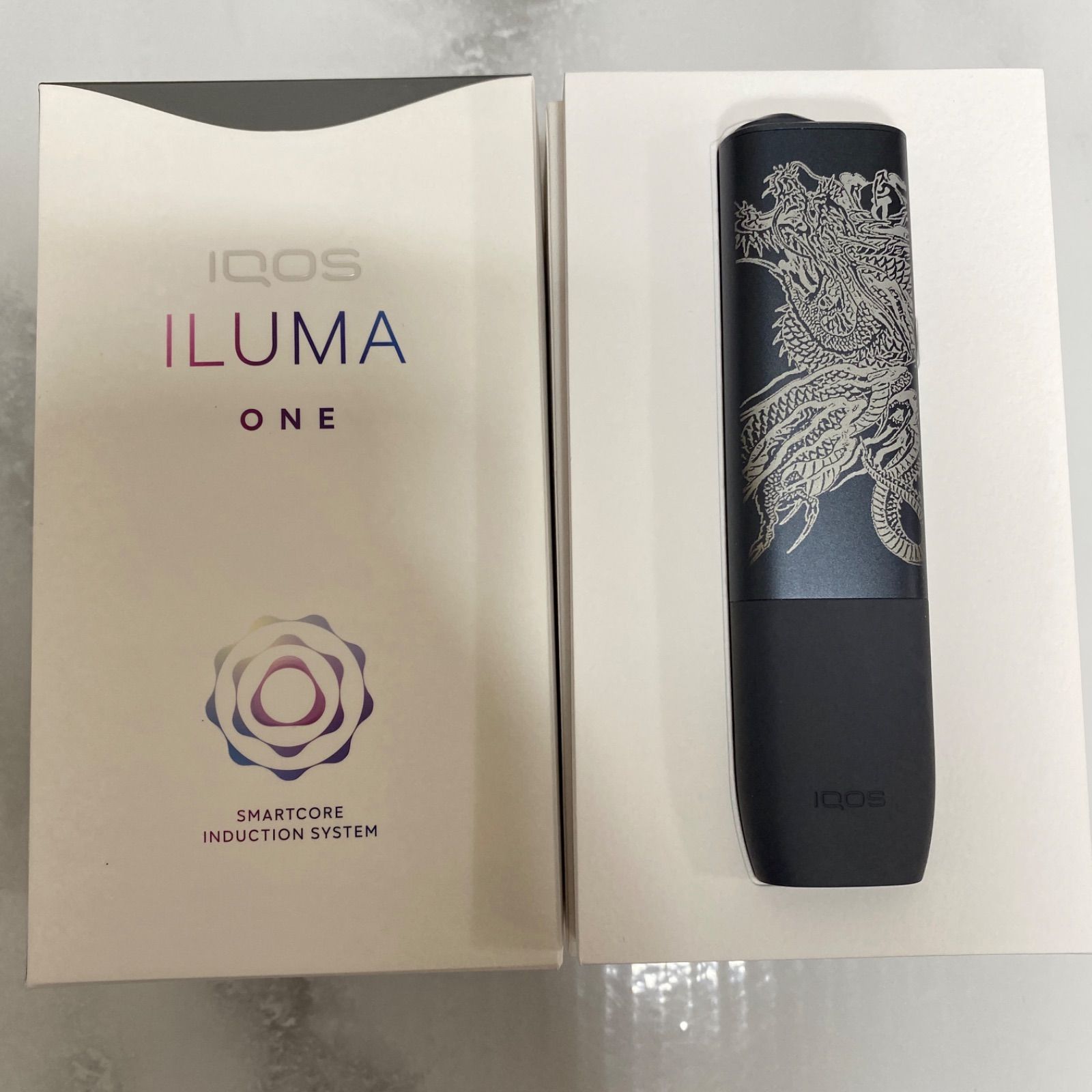 iQOS ILUMA ONE アイコス イルマ ワン 昇り龍 レーザー加工 ドラゴン
