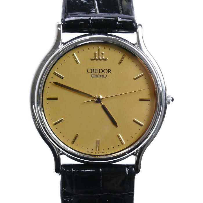 SEIKO CREDOR 腕時計　8J81-6A30 勤続表彰記念 Credor Seiko 8J81-6A30 Gold Ring Silver Dial