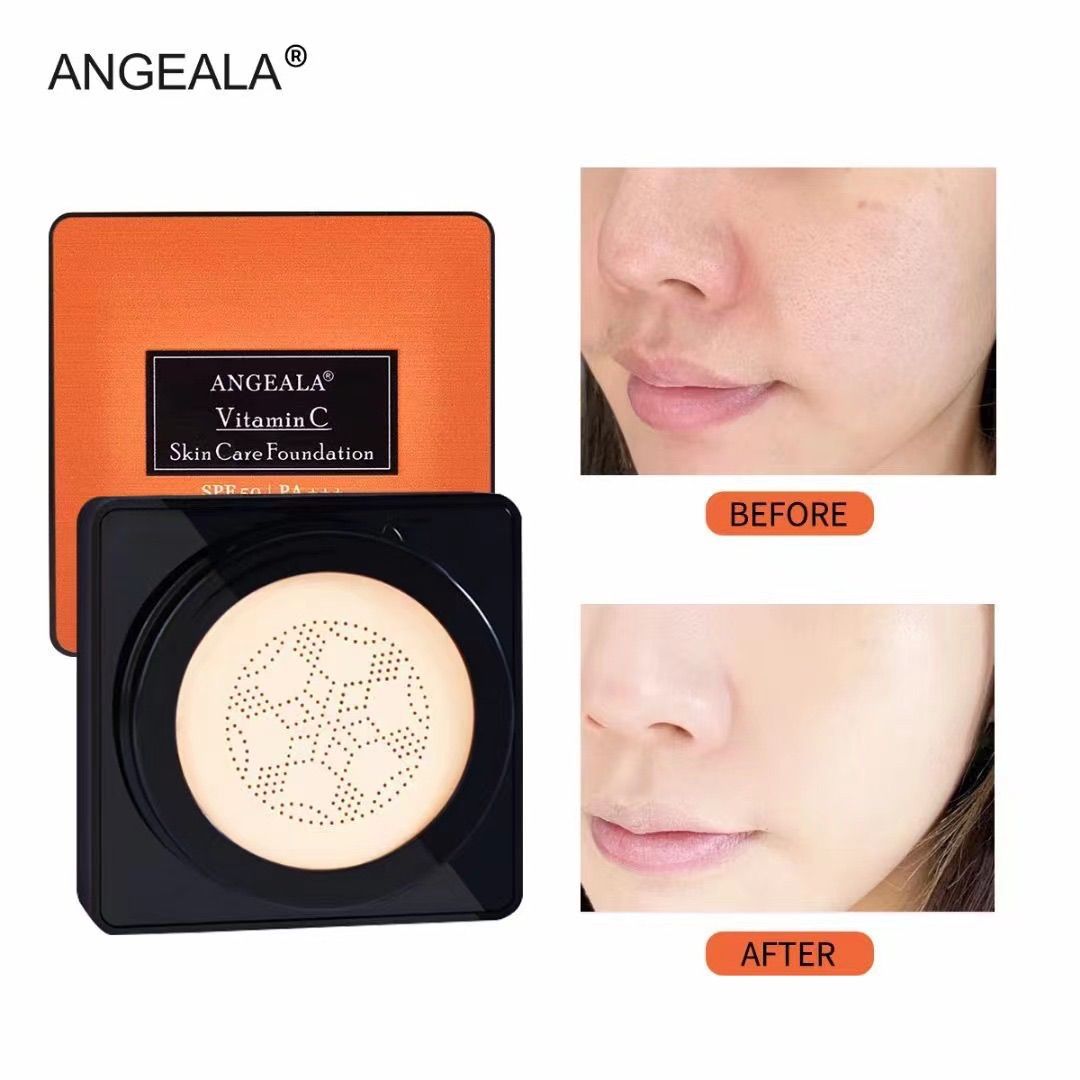 ANGEALA 日焼け止めファンデーション ビタミンC 長い時間のカーバ力が 