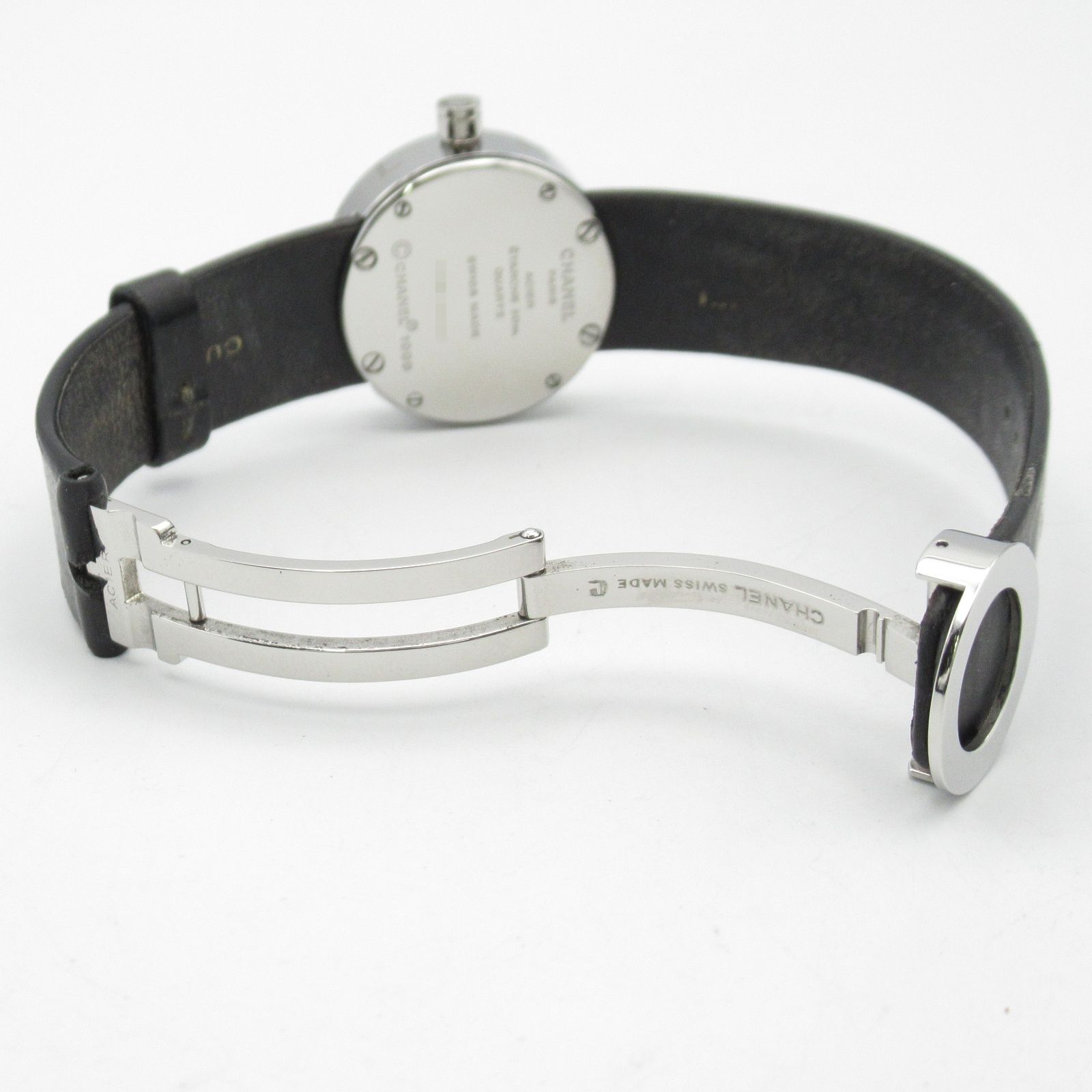 シャネル CHANEL 腕時計 ラ・ロンド H0579 ブラック ステンレス 