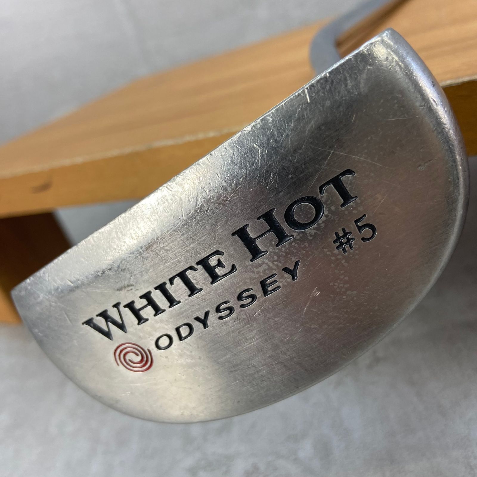オデッセイ　ホワイトホット　＃5　３ドット　メンズゴルフパター　スチール　右利き用　PT　マレット型　約33インチ　ODYSSEY　WHITE HOT オデッセイ ホワイトホット ＃5 3ドット メンズゴルフパター
