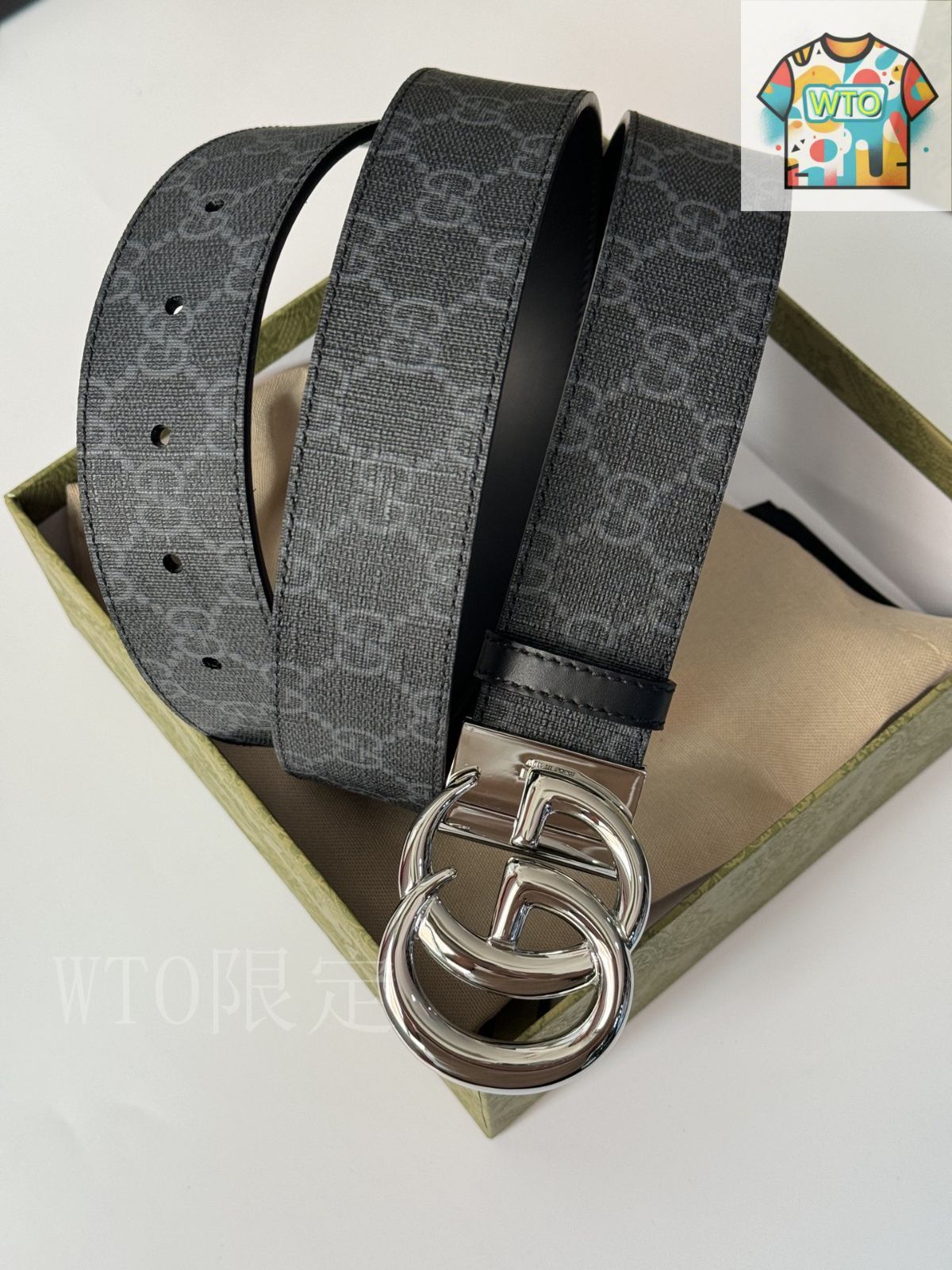 GUCCI ダブルG ベルト ダブルG スリムベルトブラック レザー | GUCCI公式