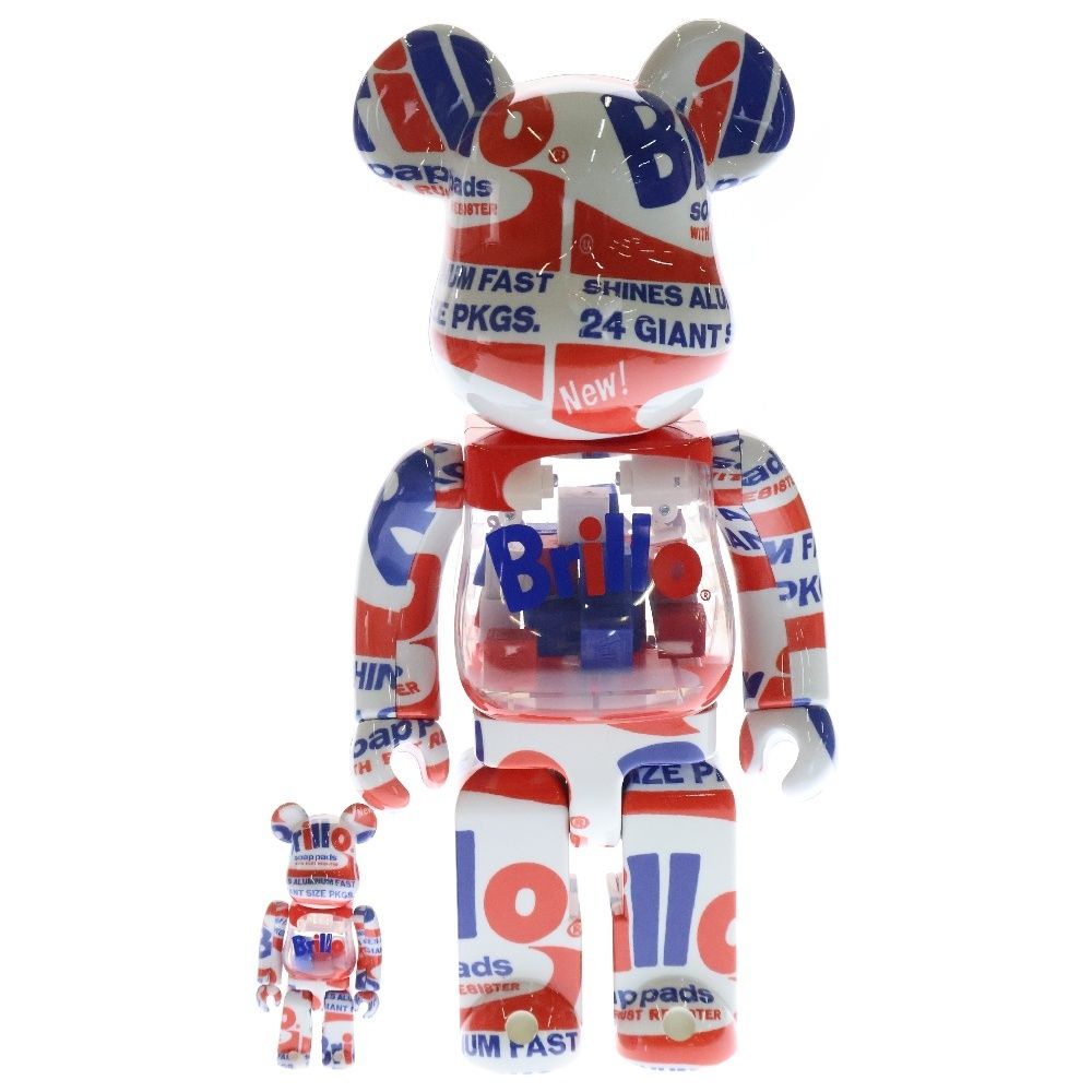 MEDICOM TOY メディコムトイ BE RBRICK Andy Warhol s ELVIS PRESLEY 400%ベアブリック アンディウォーホル エルヴィス プレスリー フィギュア 人形 ホワイト