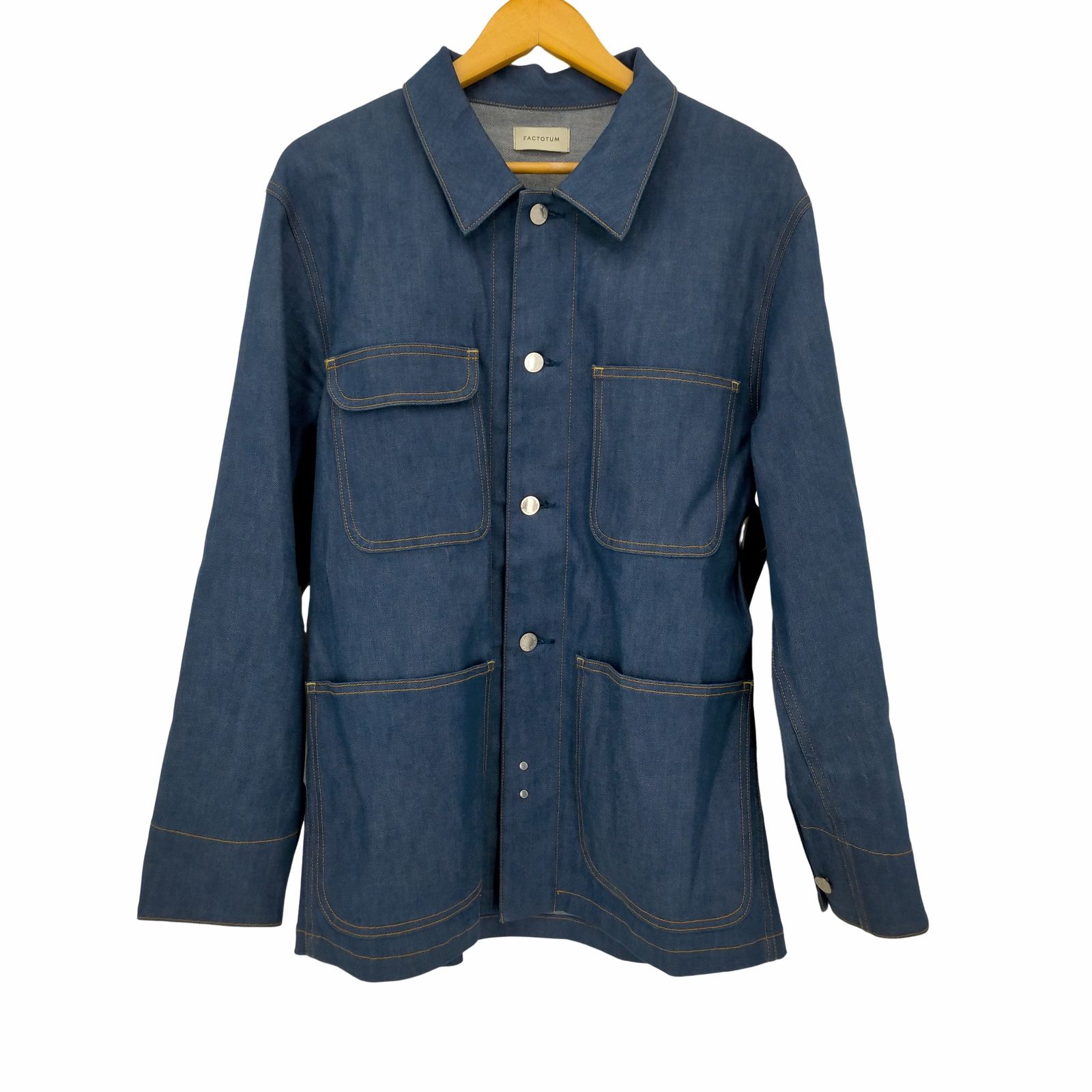 ファクトタム FACTOTUM C/C9 oz デニムカバーオール メンズ JPN：46 