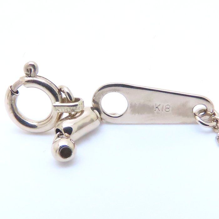 Kashikey カシケイ ソリティア ネックレス 一粒ブラウンダイヤモンド