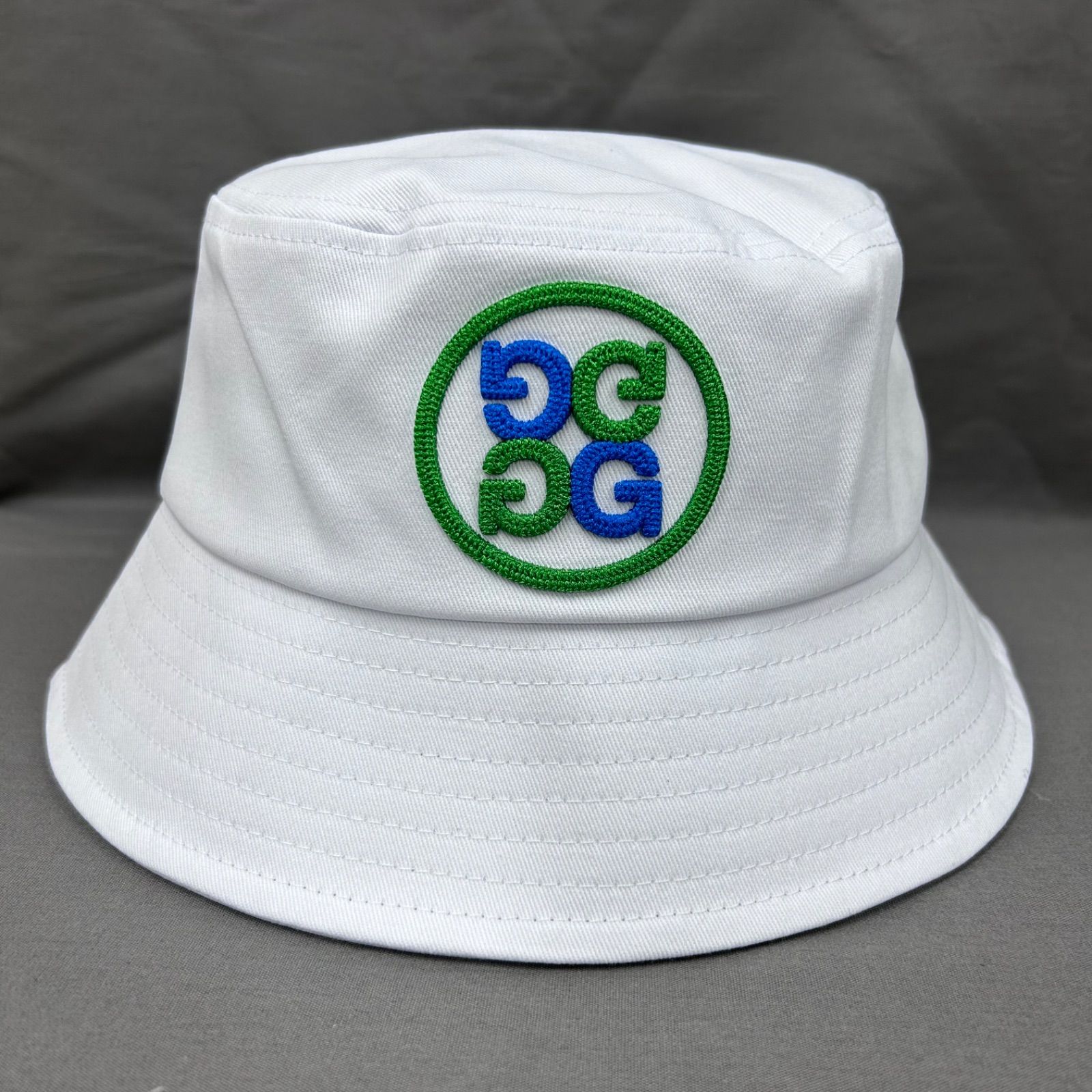 ゴルフ メンズレディース帽子 バケットハット/G/FOREジーフォア:白緑 