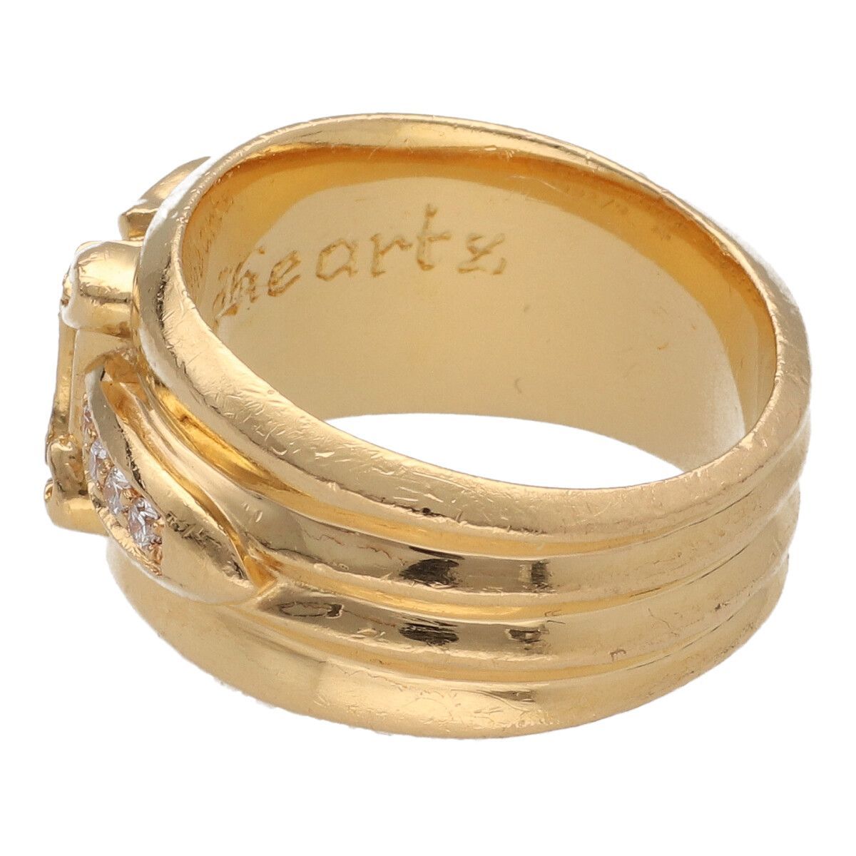 中古】 CHROME HEARTS クロムハーツ ダガーリング 22K パヴェダイヤ 