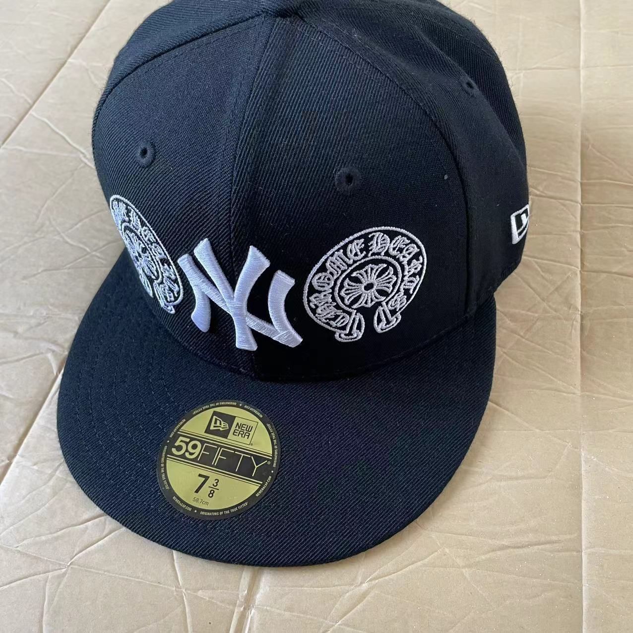 ニューエラ カスタムキャップ クロムハーツ ヤンキース 59fifty 60.6 ニューエラ カスタムキャップ クロムハーツ ヤンキース 59fifty