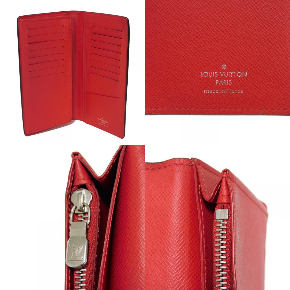 LOUIS VUITTON ルイ・ヴィトン ポルトフォイユ ブラザ LVロゴ 二つ折り  