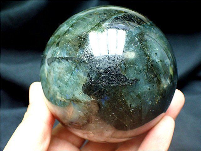 ラブラドライト61mm丸玉