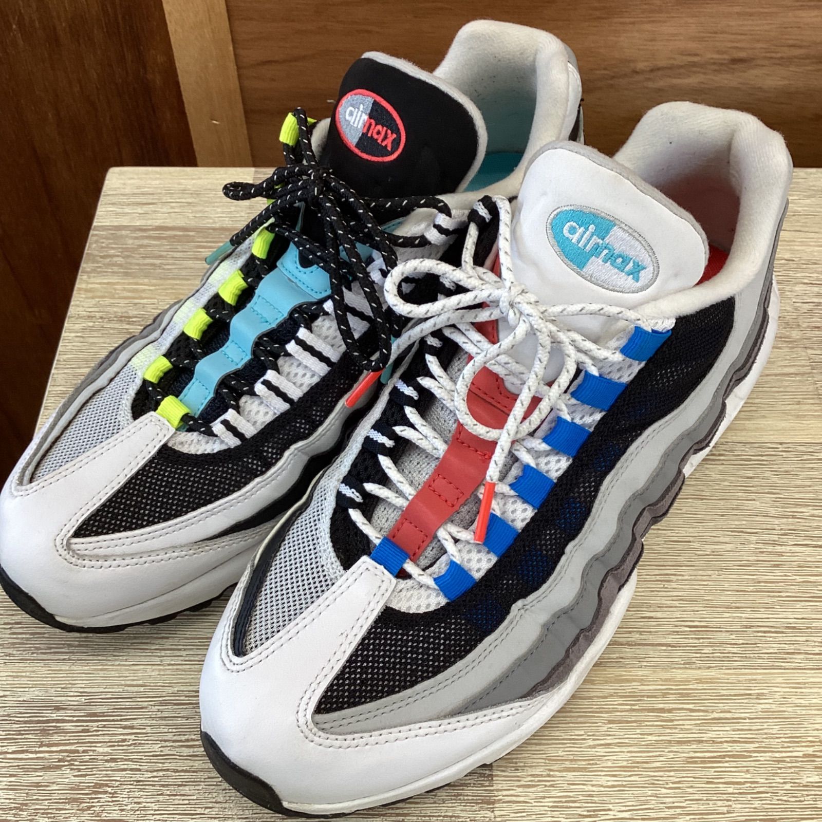 中古品/NIKE エアマックス95 クイックストライク　“グリーディ2.0”  マルチカラー　28cm