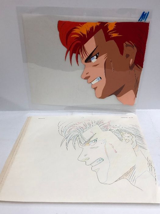 作画記録、撮影指定用紙有 セル画 スラムダンク 赤木（ゴリ） 桜木花道