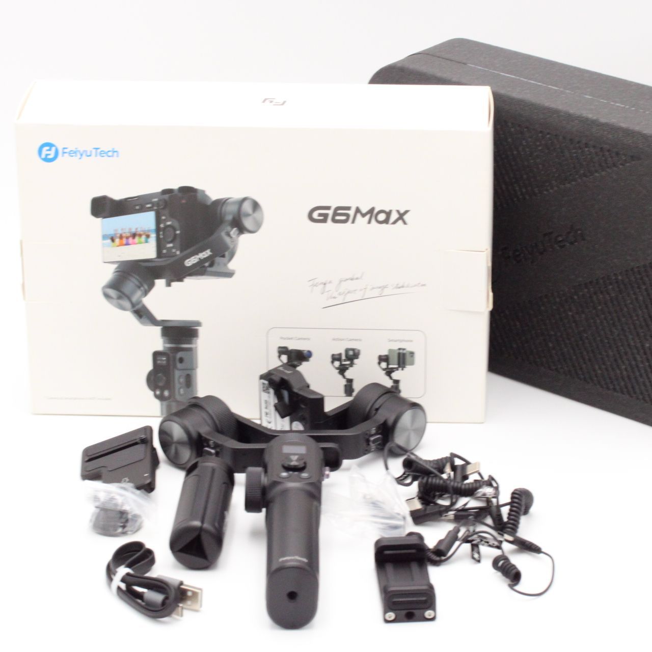 使用回数3回 FeiyuTech G6Max スタビライザー 一眼 iPhone 使用回数3回 FeiyuTech G6Max スタビライザー 一眼 iPhone