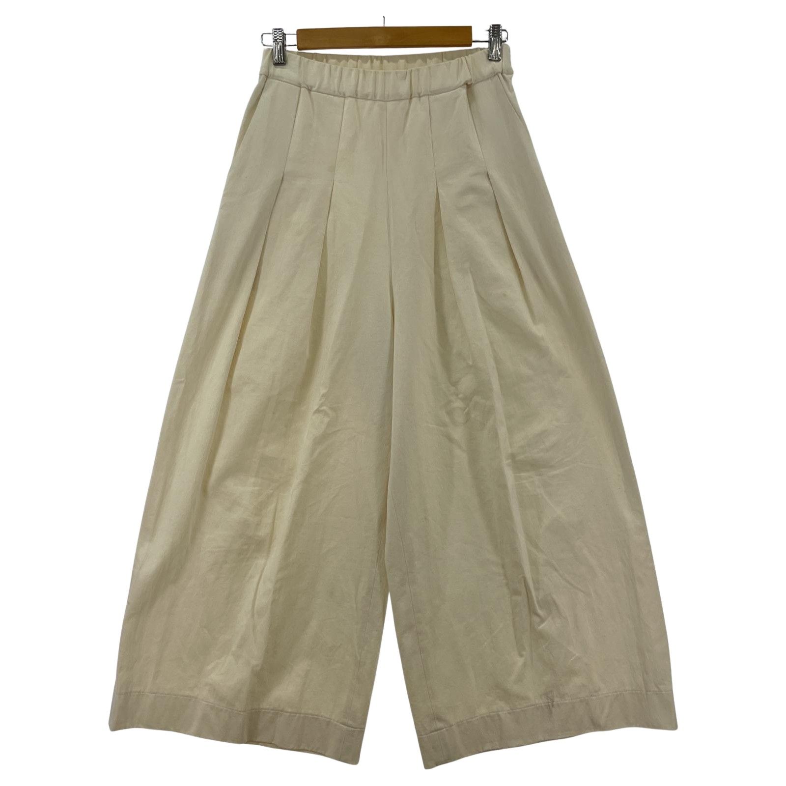 4298 SHIZUKA KOMUROシヅカコムロパンツ size40/ホワイト 4298SHIZUKA