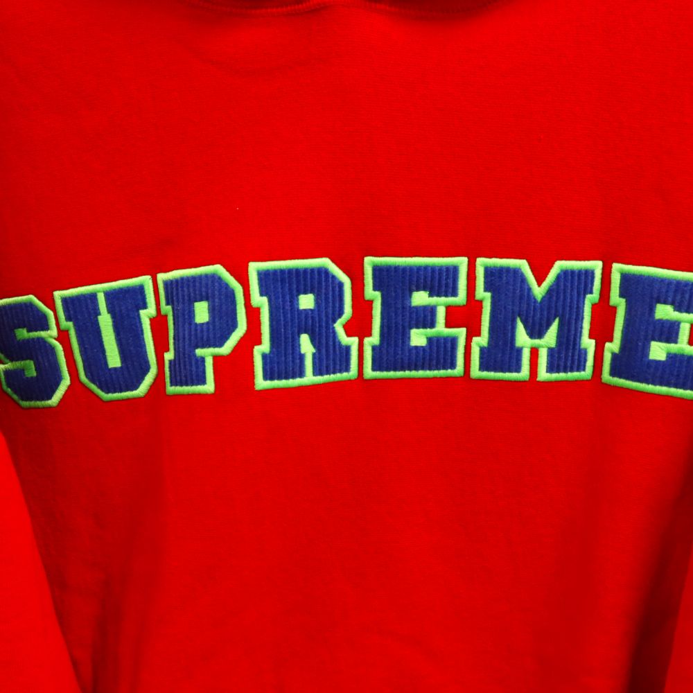 SUPREME (シュプリーム) 18SS Cord Collegiate Logo Hooded  