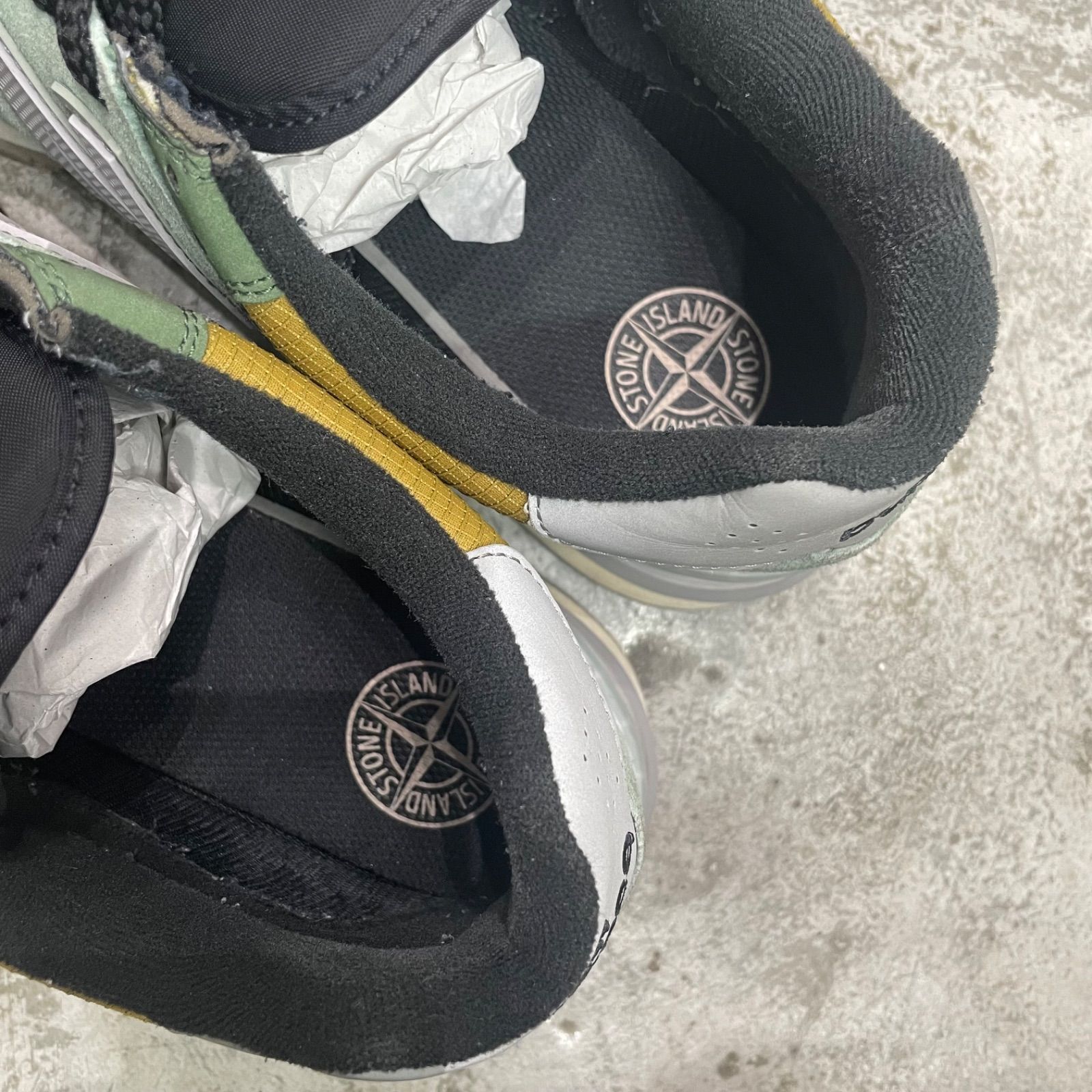 Stone Island New Balance 574 Legacy Green Clay レガシー スニーカー 