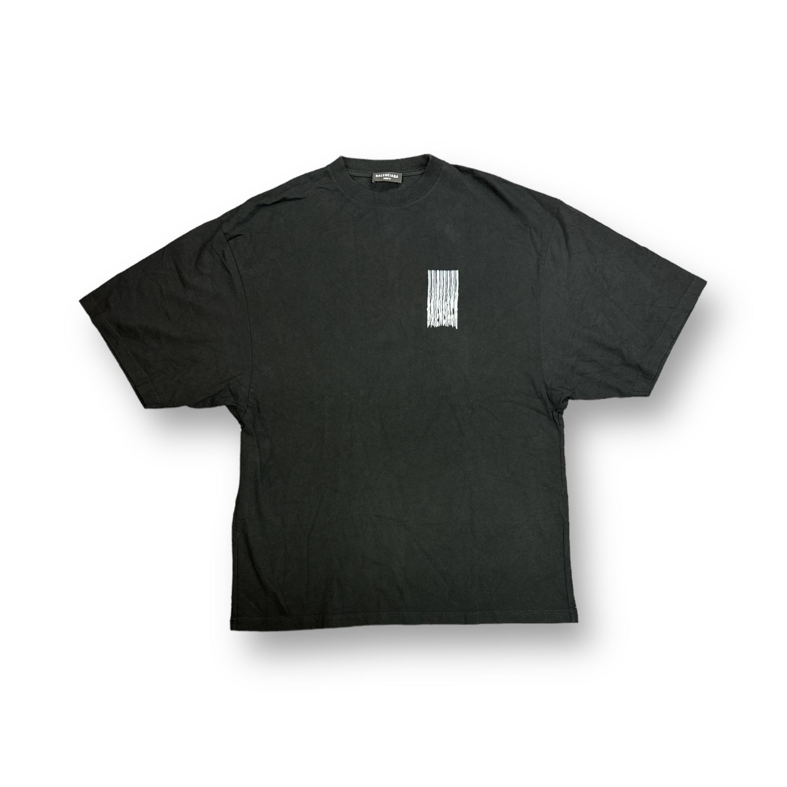 国内正規 BALENCIAGA 21AW バーコードロゴTシャツ 半袖 