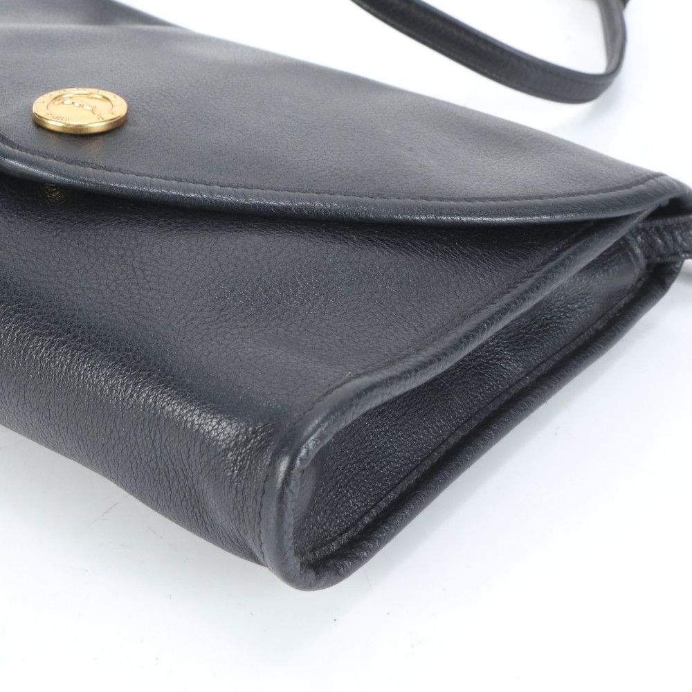 美品 ヴィンテージ ロンシャン レザー ショルダーバッグ 斜め