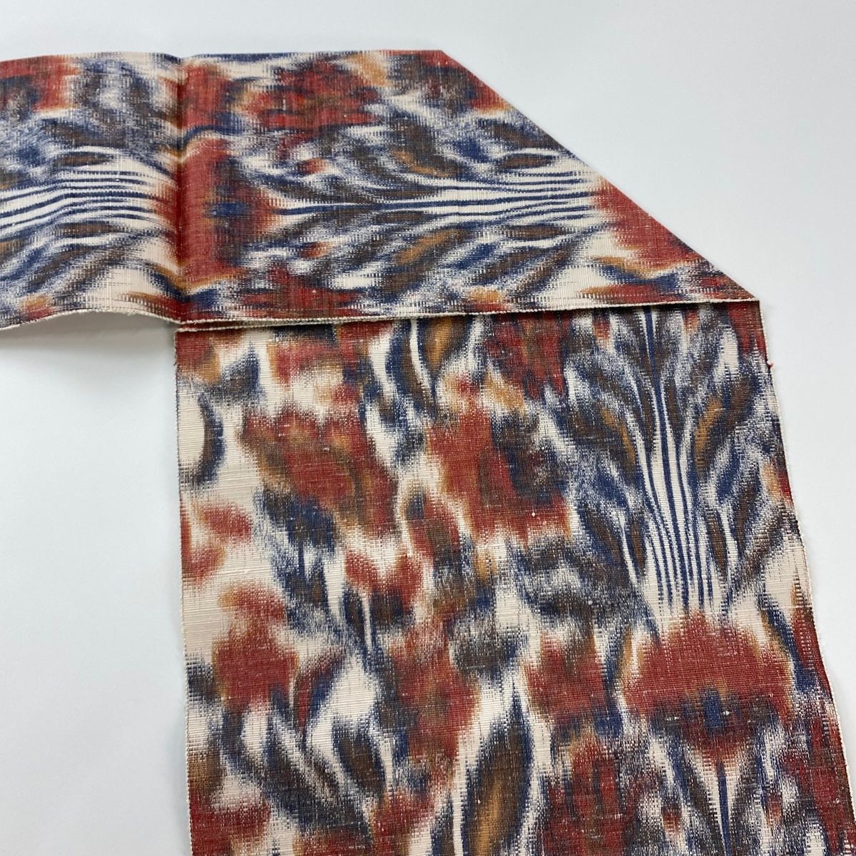 名古屋帯 美品 優品 松葉仕立て 関西仕立て 八寸名古屋帯 紬地 草花