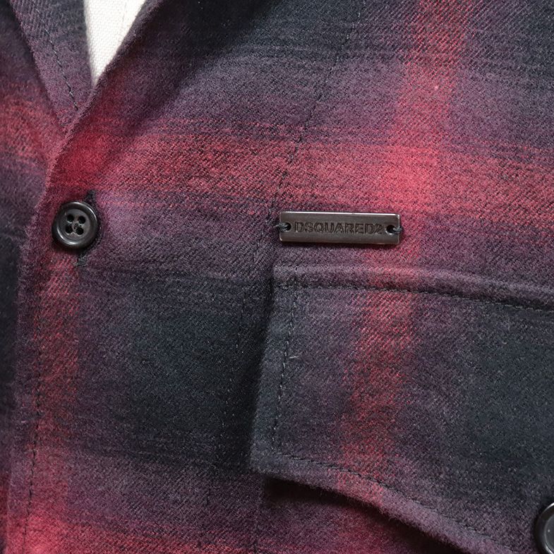 秋冬/DSQUARED2/48サイズ/ネルシャツ S71DM0513 チェック柄