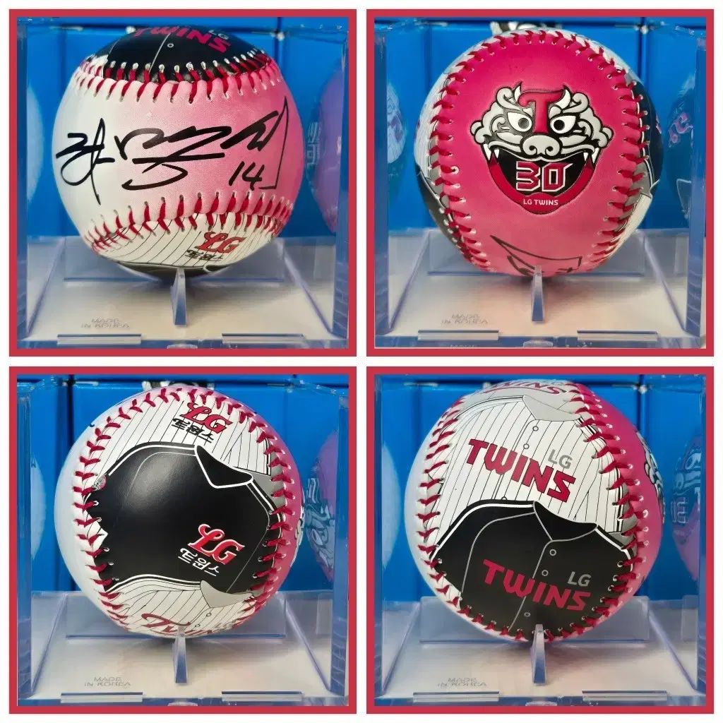 LG TWINS ツインズ チャ・ミョンソク 改装された サイン入り