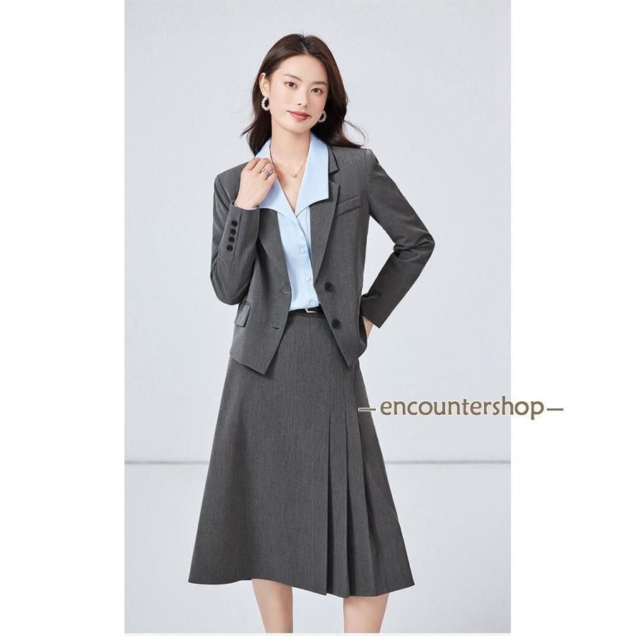 スカートスーツ レディーススーツ フ スカートスーツ 大きいサイズ 面接 オフィス 入学式 スーツ 母 お宮参り