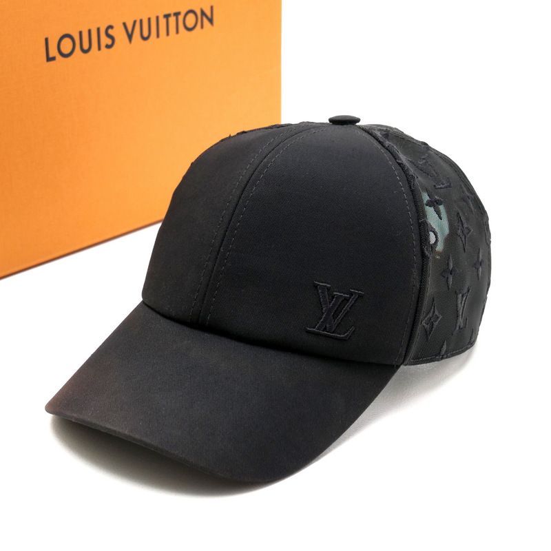 【極美品】✨ LOUIS VUITTON ✨ モノグラム ノワール キャップ LOUIS VUITTON（ルイ・ヴィトン）】モノグラム・シャドーの