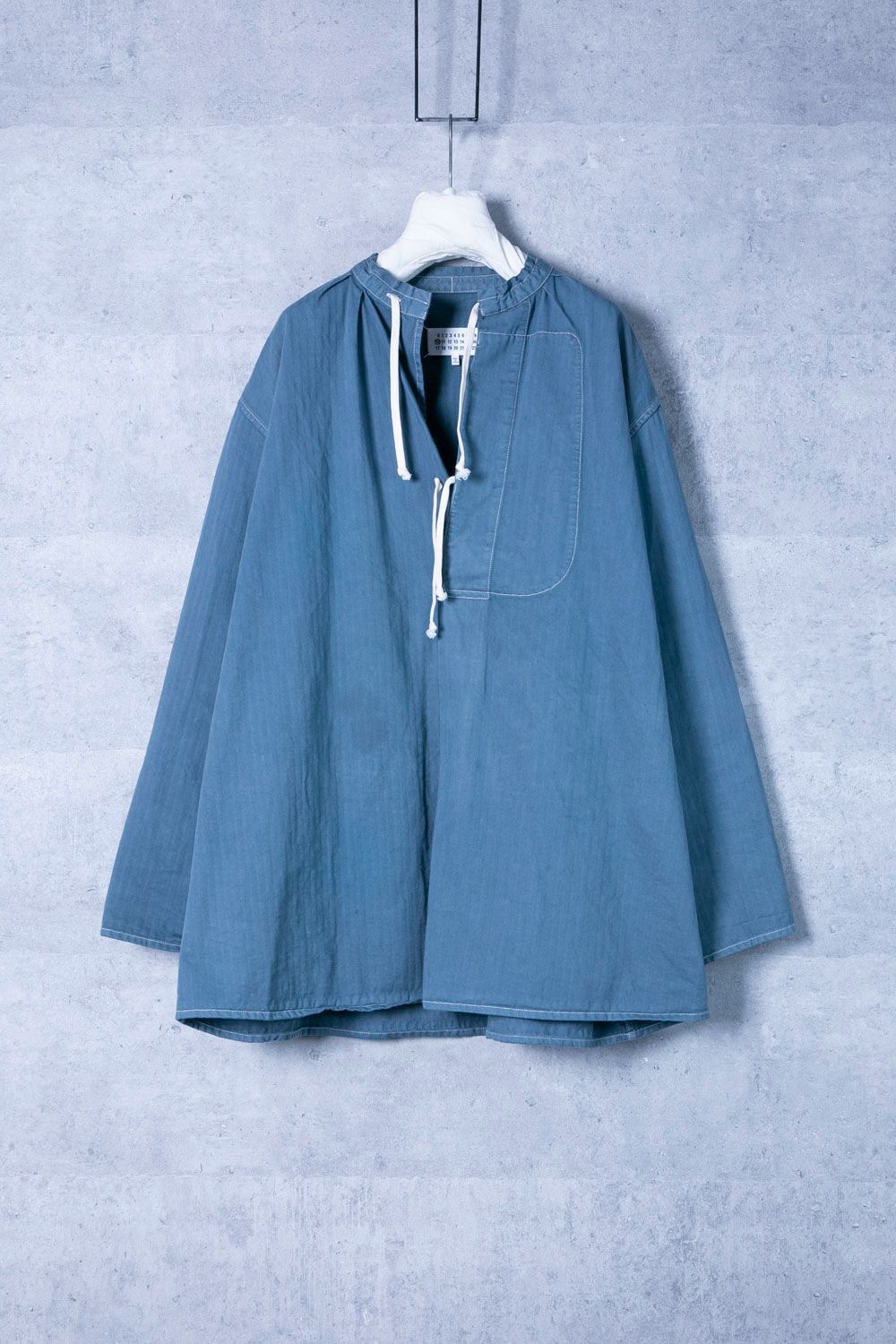 美品 MM6 メゾンマルジェラ Tie Front Shirt Dress 美品 MM6 メゾンマルジェラ Tie Front Shirt Dress