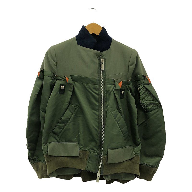 デュベティカ × AKM　MA-1　ジャケット　ナイロン　キルティング　カーキー デュベティカ × AKM MA-1 ジャケット ナイロン キルティング