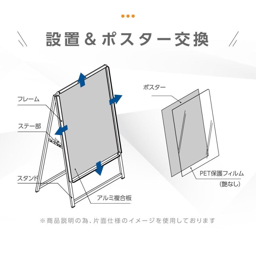 グリップA型看板 両面