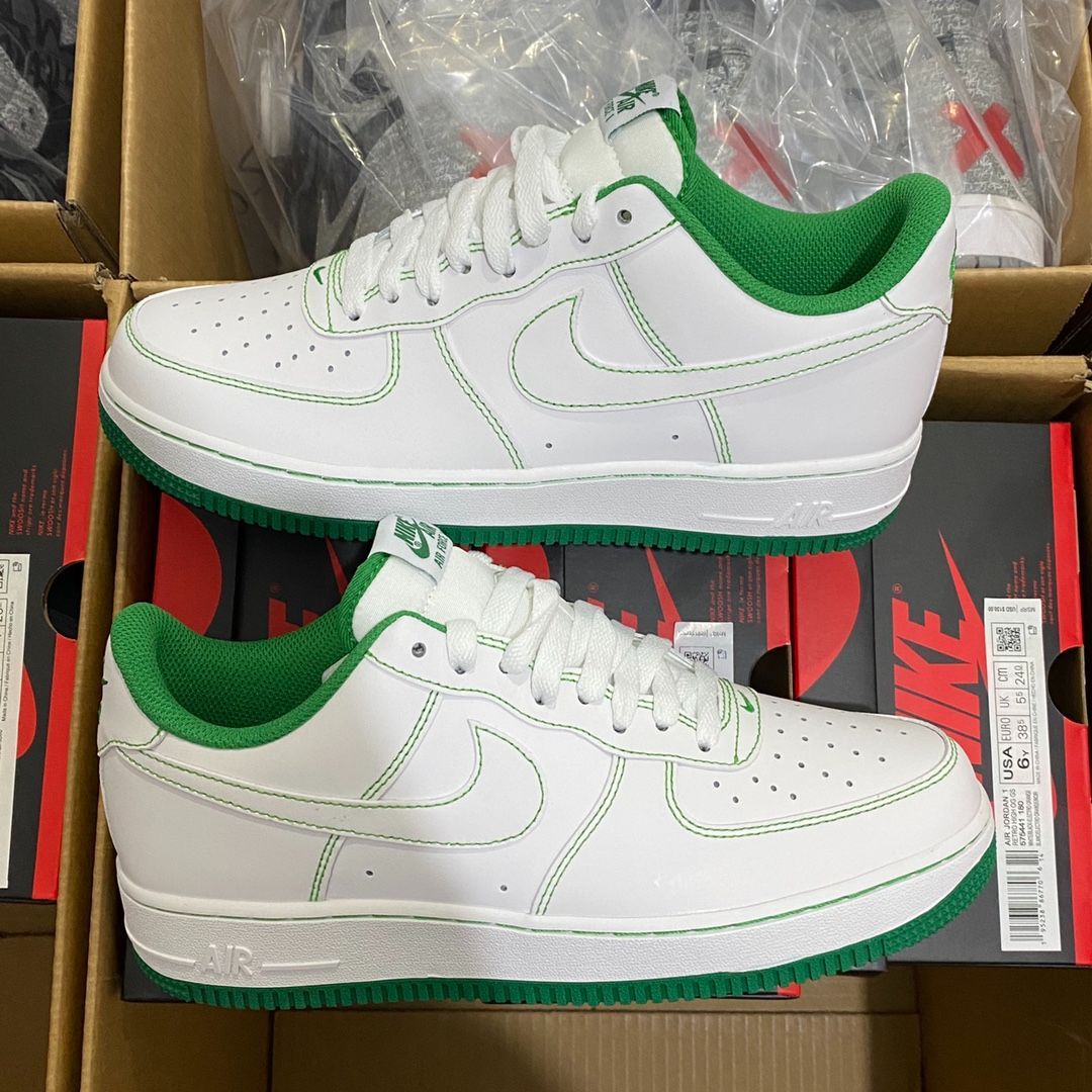 Nike Air Force 1 Low CV1724-103 男女兼用 23.5-28cm グリーンステッチ