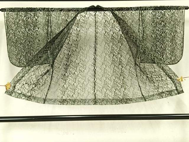 平和屋着物▽羽織 スリーシーズン 春夏秋 塵除け 葉尽くし 正絹 逸品